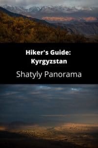 Hiker's Guide: Kyrgyzstan's Shatyly Panorama