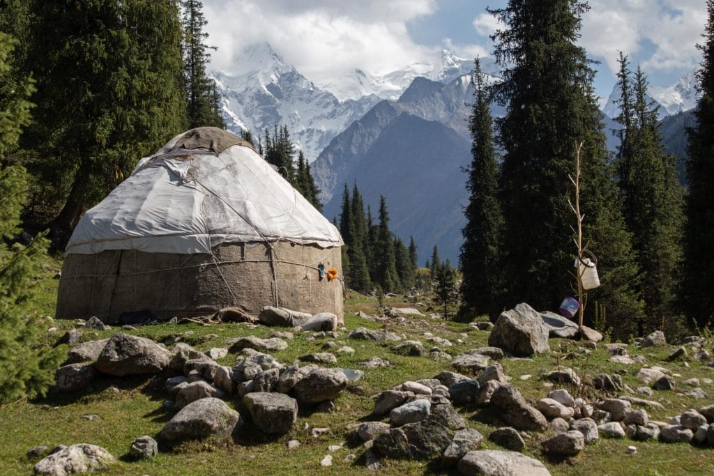 Kyrgyz Yurt in Jeti Oguz Valley