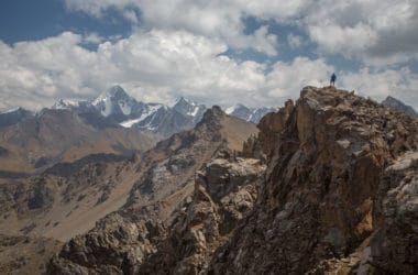 Viewpoint above the Ailanysh Pass on Ak Suu Transverse Hike