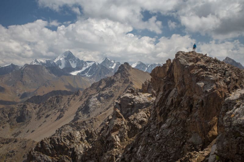 Viewpoint above the Ailanysh Pass on Ak Suu Transverse Hike