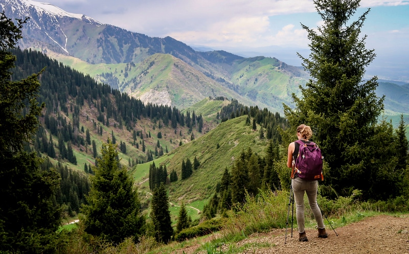 View from the ridge on Furmanov Peak