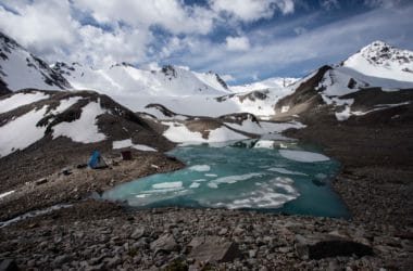 Adygene Glacier and Lake