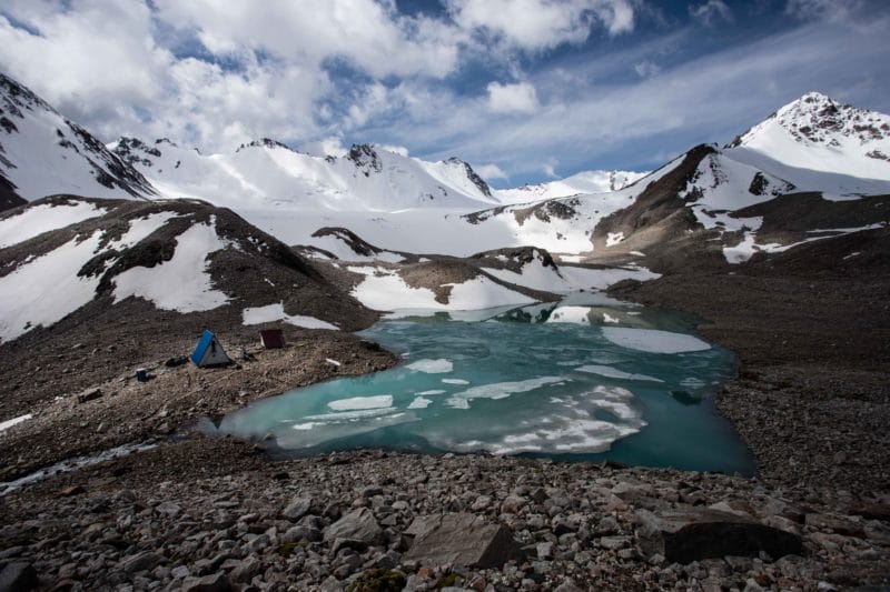 Adygene Glacier and Lake