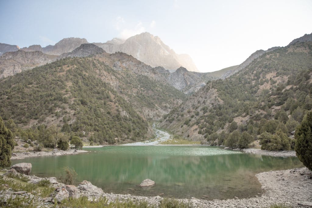 Chukurak Lake in Tajikistan