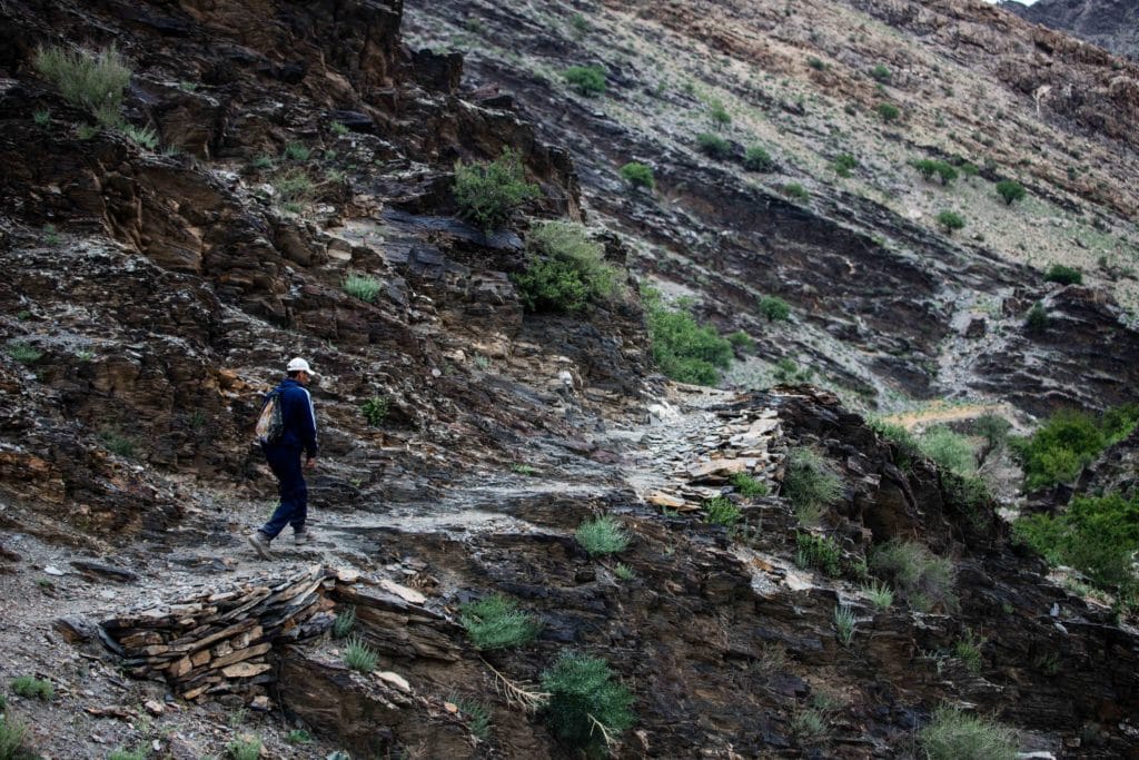 Hiking in the Kadvan Valley of Uzbekistan's Nuratau Mountains