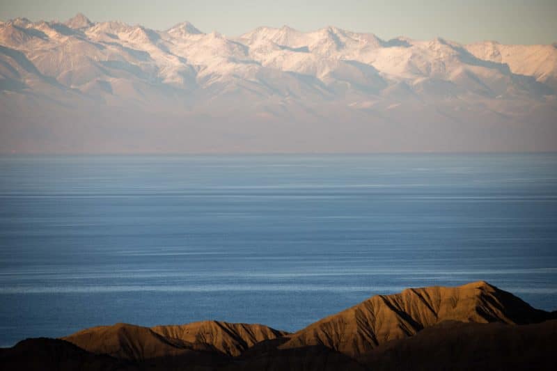 Issyk Kol Lake Mountains from Ak Sai Canyon