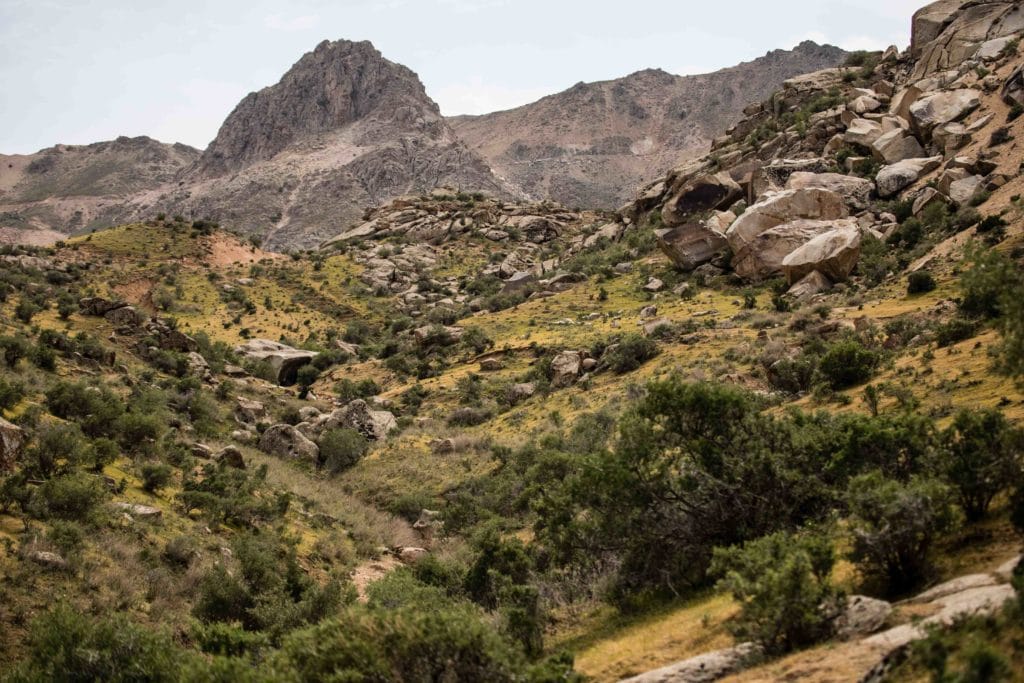 Landscapes of Dara Valley Loop in Uzbekistan