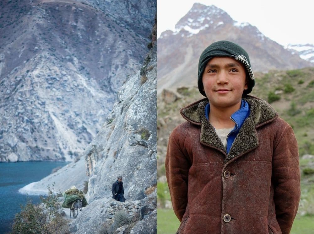 Local Shepherds at Haft Kul lake in Tajikistan's Fann Mountains