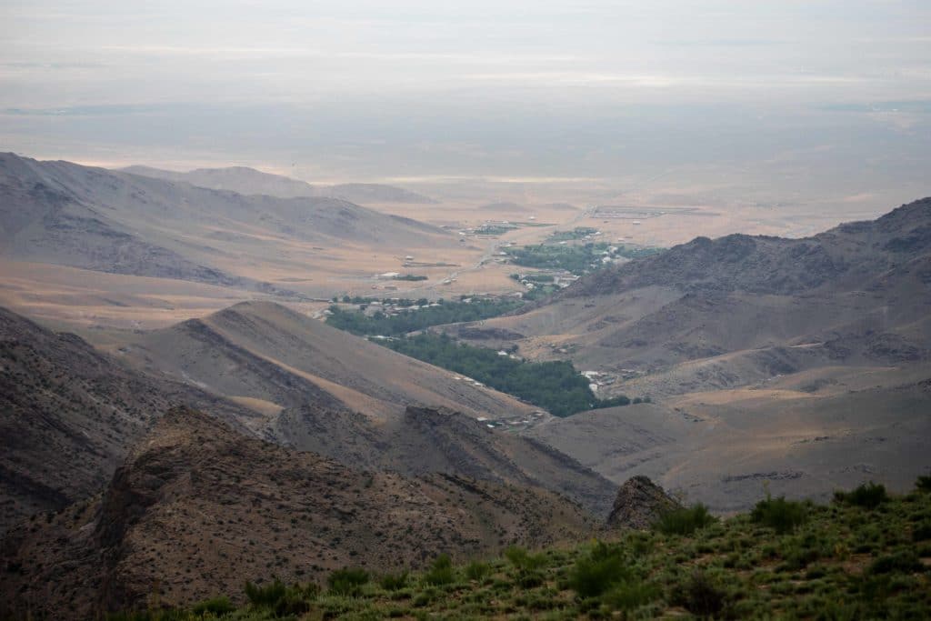 Sop Valley as seen from Sentyab Ridge