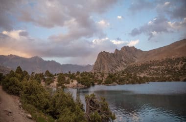 Sunset at Alovaddin Lake