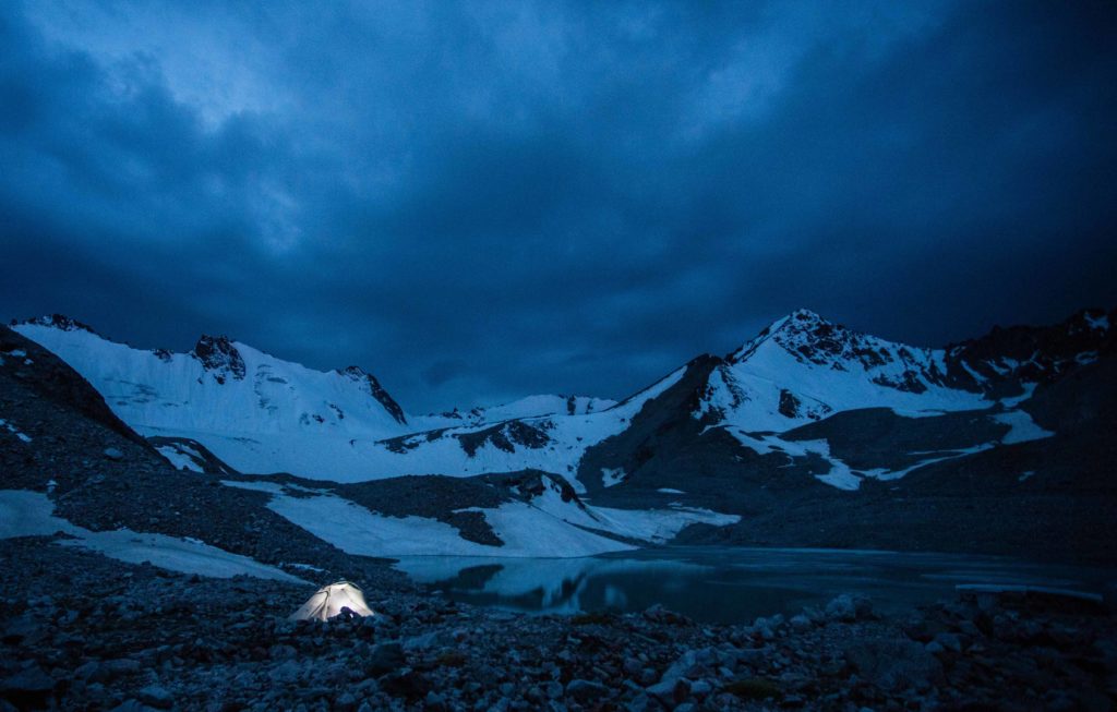 Tent Camping at Adygene Glacier