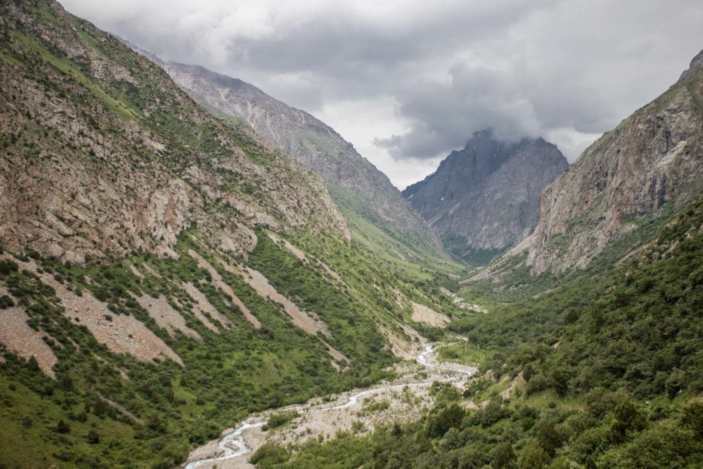 High view of the Belagorka Valley