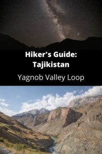 Hiker's Guide to Tajikistan: Yagnob Valley Loop Trek