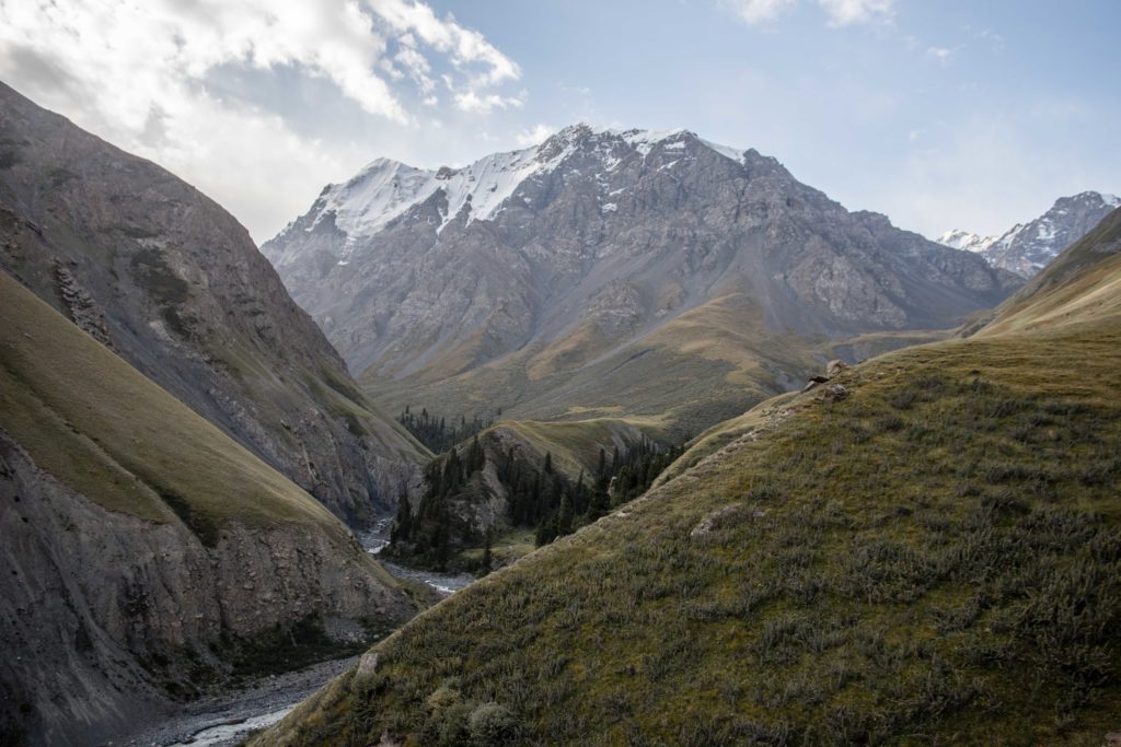 Hiking trail to At Jailoo Valley