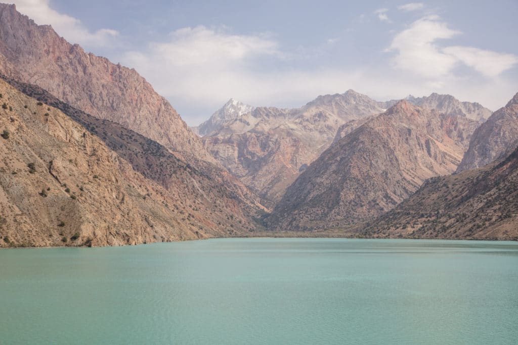 Iskanderkul Lake in Tajikistan's Fann Mountains