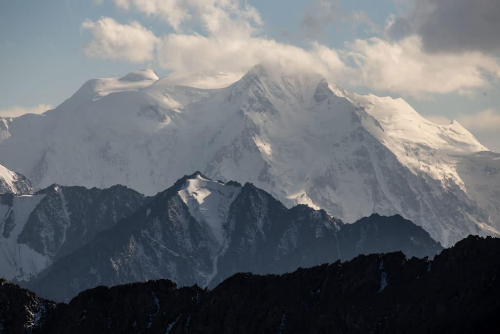 Mountain views from Alakol Pass