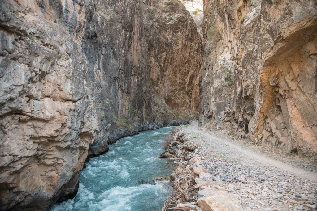 Narrow Canyon along the Subashi River