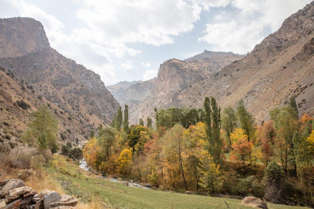 Settlement south of Archamaidon Gorge