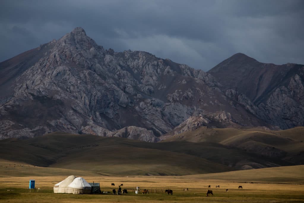 Son Kol Yurt Camps at Baataai Aral