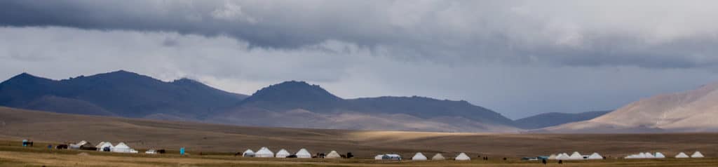 Song Kol Yurt Camp Panorama