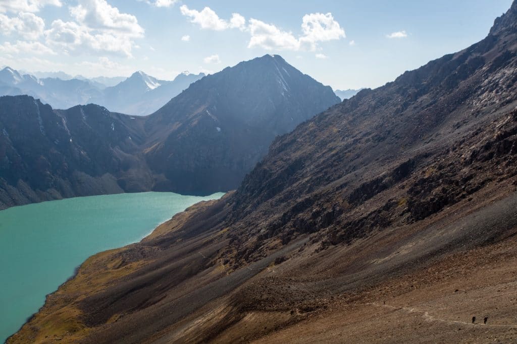 Trail from Alakol Lake to Pass