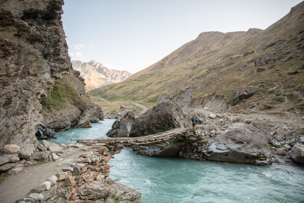 Yagnob River Crossing Bridge