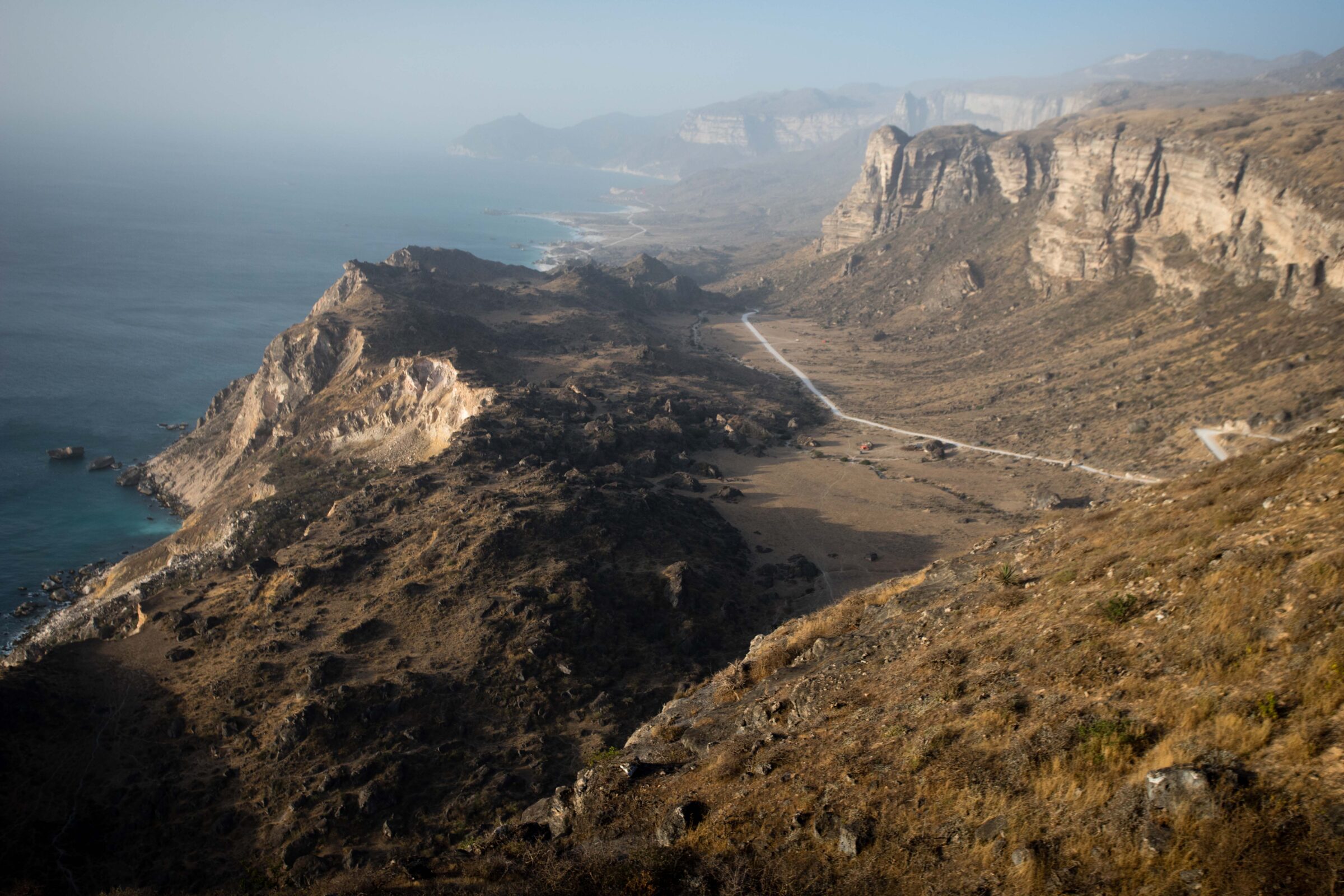 Hiking in Oman: Fazayah Beach Panorama