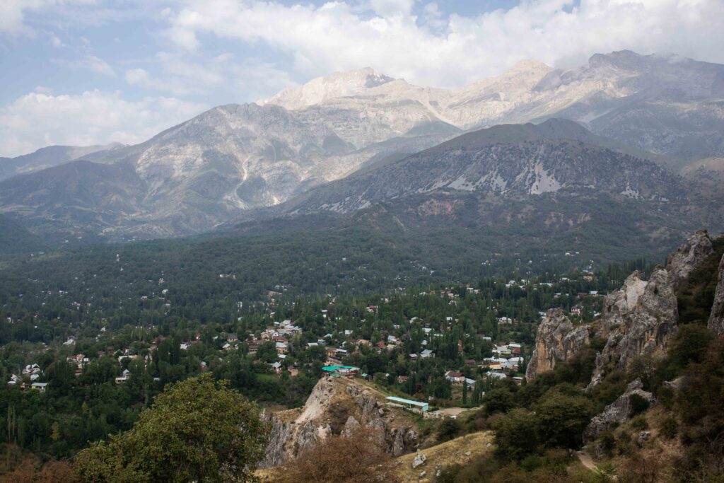 Arslanbob Loop Walk Panorama
