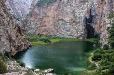 Kezhige Kol Lake in Kyrgyzstan's Alay District