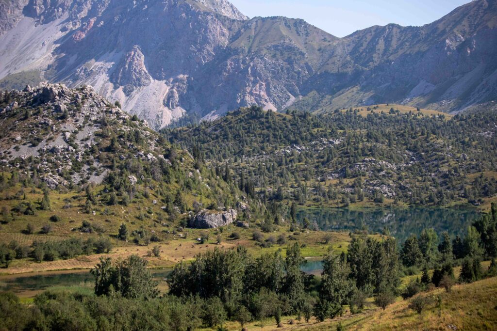 Sary Chelek Lakes Panorama