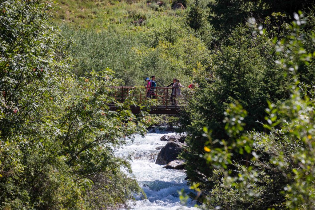 Bridge over the Bash Kaindy River