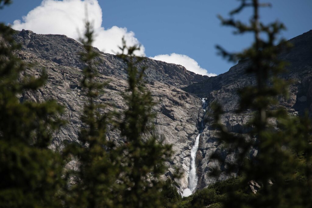 First glimpse of Shaar Waterfall